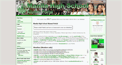 Desktop Screenshot of manilahighschool.com